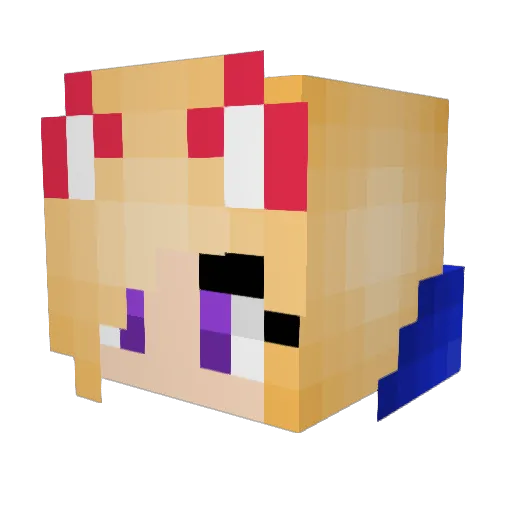 SybilRayne Minecraft avatar head, 3D render