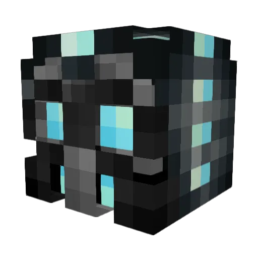 SyburNetix Minecraft avatar head, 3D render