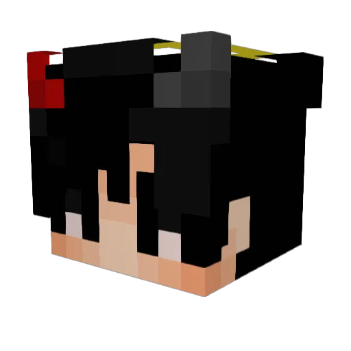 Sycir Minecraft avatar head, 3D render