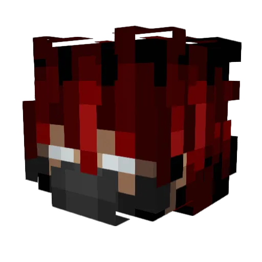 Sycronox Minecraft avatar head, 3D render
