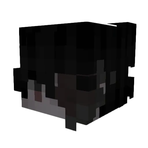 Sycxy Minecraft avatar head, 3D render