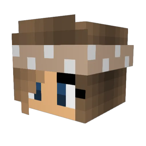 Syd1477 Minecraft avatar head, 3D render