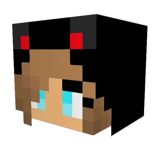 SydGabCleve Minecraft avatar head, 3D render