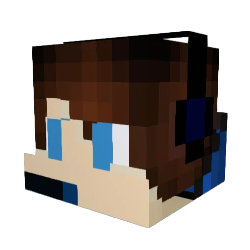 SydGaming0816 Minecraft avatar head, 3D render