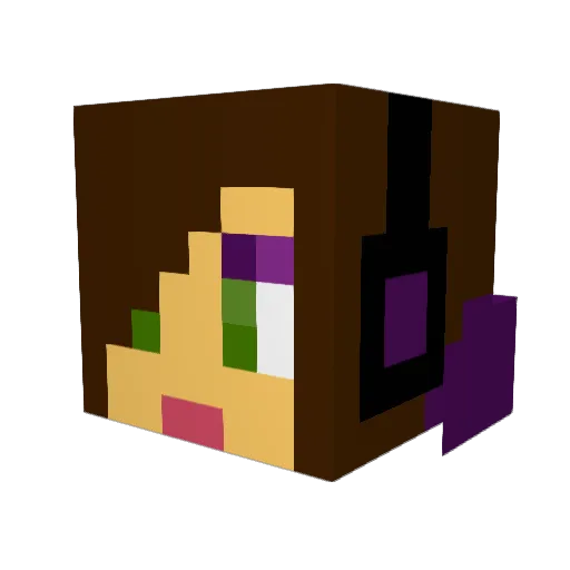 SydMouse Minecraft avatar head, 3D render