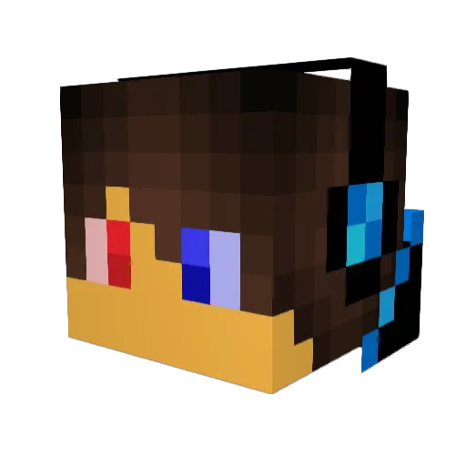 SydSLSG5 Minecraft avatar head, 3D render