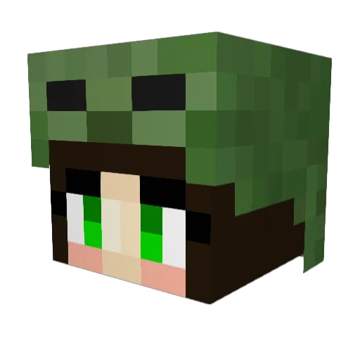 SydTheKidder001 Minecraft avatar head, 3D render