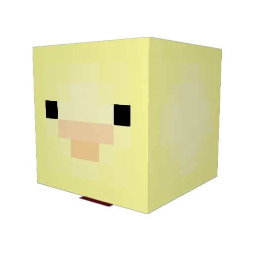 SydeHo Minecraft avatar head, 3D render