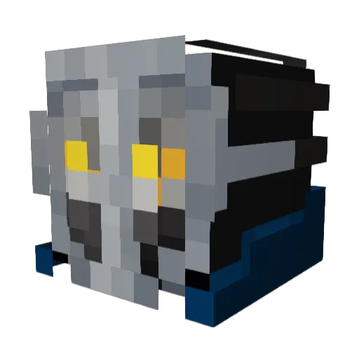 Sydexxx Minecraft avatar head, 3D render
