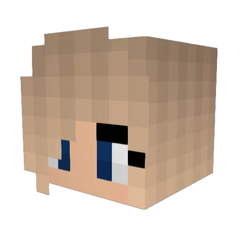 SydneyMT Minecraft avatar head, 3D render