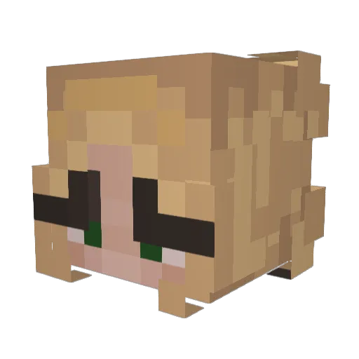 SydneyRG28 Minecraft avatar head, 3D render