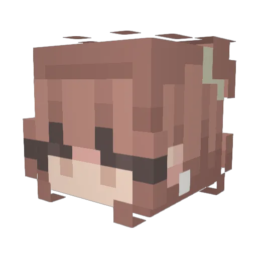 Sydney_Pacheco Minecraft avatar head, 3D render
