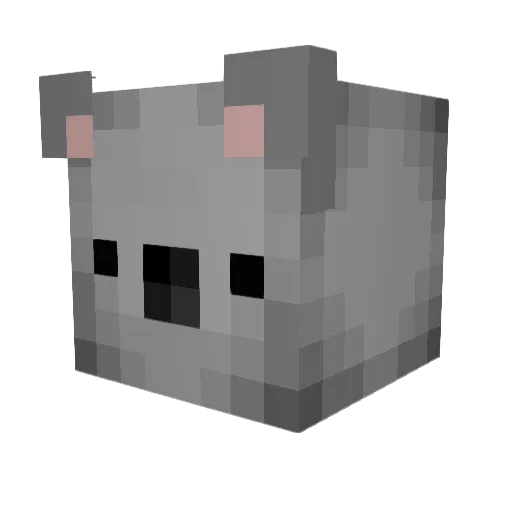 Sydrok Minecraft avatar head, 3D render