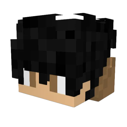 SyedMohd123 Minecraft avatar head, 3D render