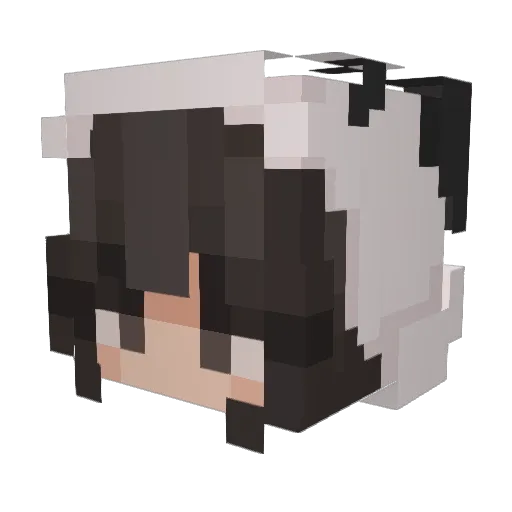 SyefeX Minecraft avatar head, 3D render