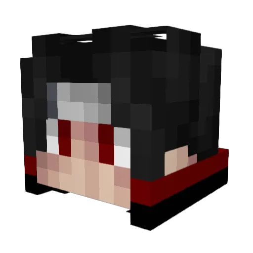 Syembi Minecraft avatar head, 3D render