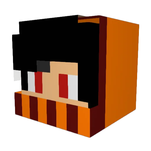Syenthon Minecraft avatar head, 3D render