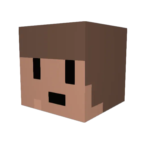 SygmaPvP Minecraft avatar head, 3D render