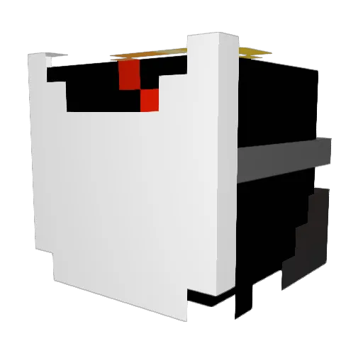 Sygnalbine Minecraft avatar head, 3D render
