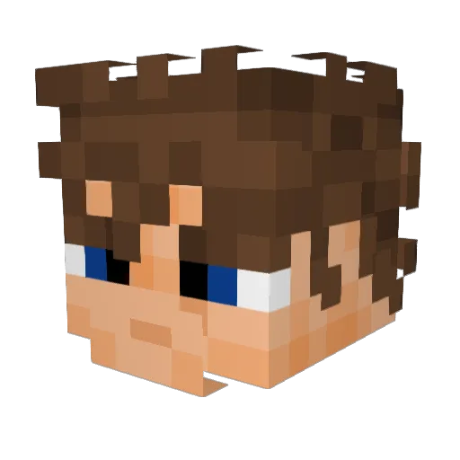 Syguy57 Minecraft avatar head, 3D render
