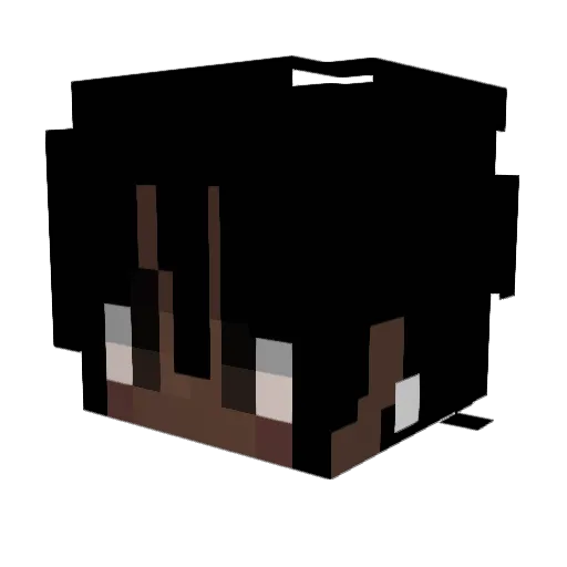 Syhider Minecraft avatar head, 3D render