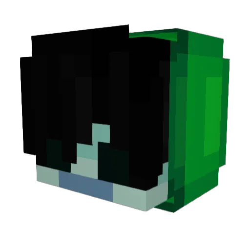 Syhoow Minecraft avatar head, 3D render