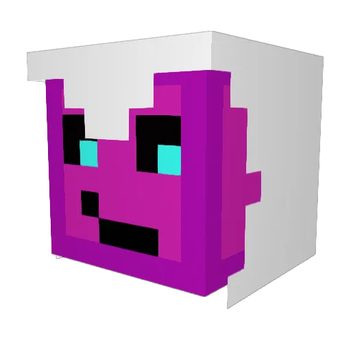 Syhtrine Minecraft avatar head, 3D render