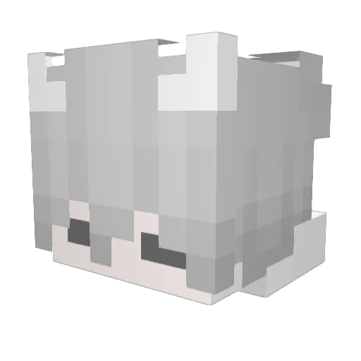 Syihengnb Minecraft avatar head, 3D render
