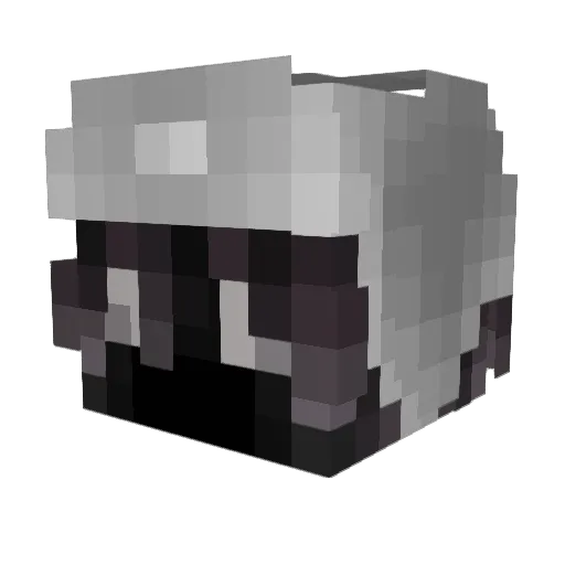 Syinzs Minecraft avatar head, 3D render