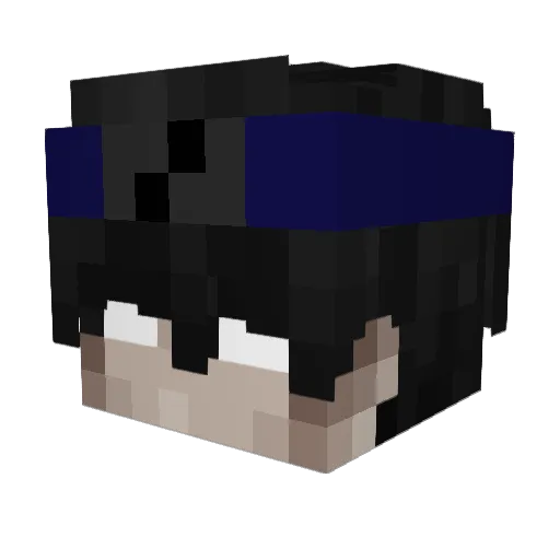 Syis Minecraft avatar head, 3D render