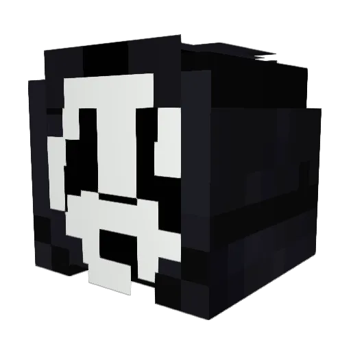 Sykkit Minecraft avatar head, 3D render