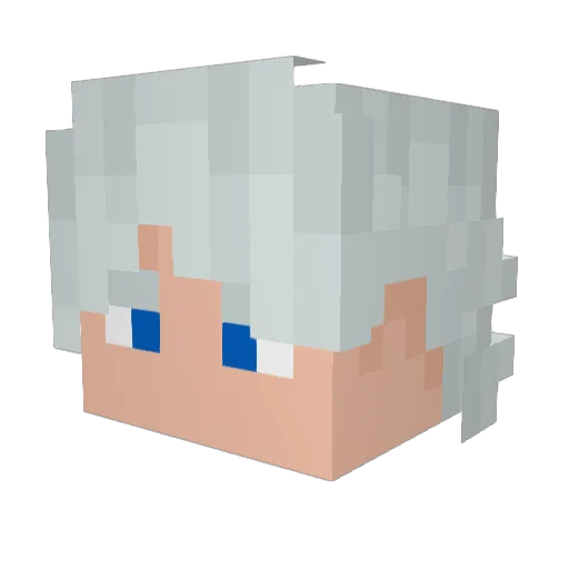 SykoXWRATH Minecraft avatar head, 3D render