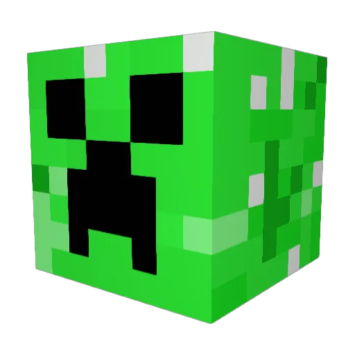 Sykrum Minecraft avatar head, 3D render