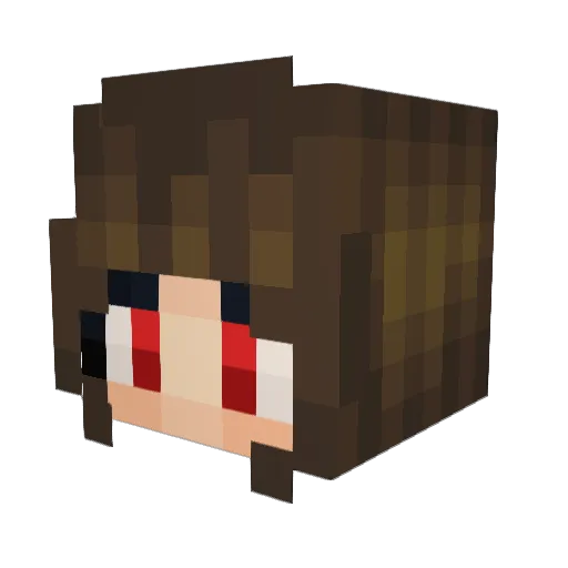 Sykz11 Minecraft avatar head, 3D render