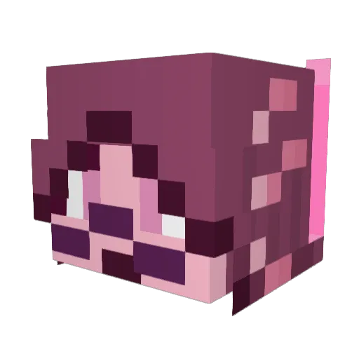 Sylarj25 Minecraft avatar head, 3D render