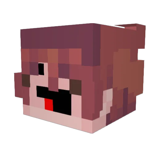 SylasSux69 Minecraft avatar head, 3D render