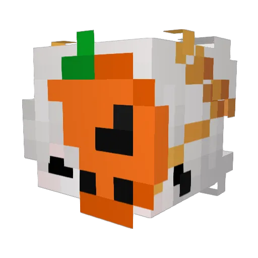 SylphCore Minecraft avatar head, 3D render