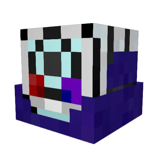 SylphStrider Minecraft avatar head, 3D render