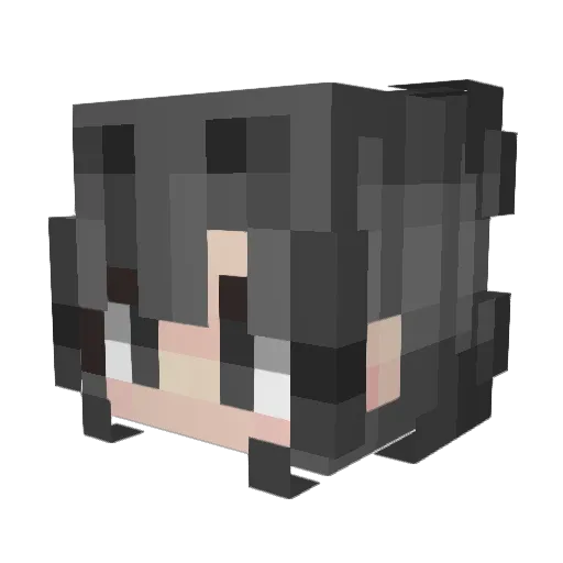 SylphaRai Minecraft avatar head, 3D render