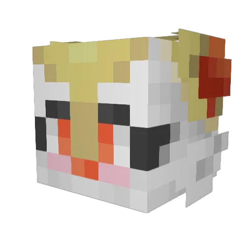 SylphanScribe Minecraft avatar head, 3D render