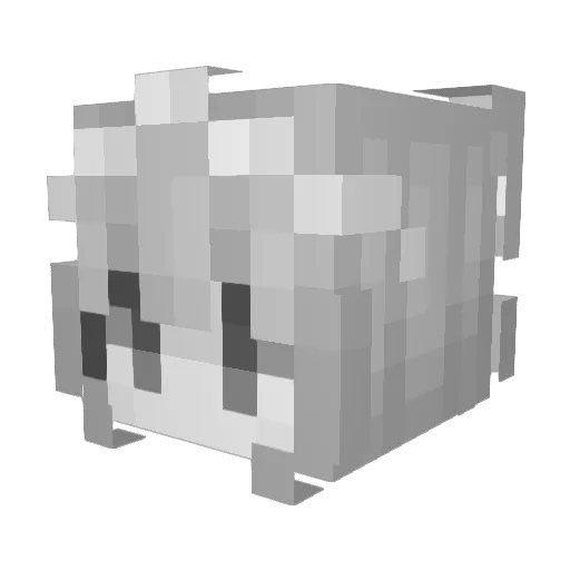 Sylphiy6 Minecraft avatar head, 3D render