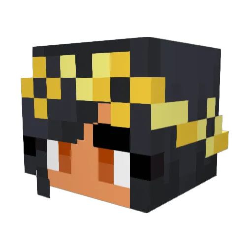 Sylvera_Jade Minecraft avatar head, 3D render