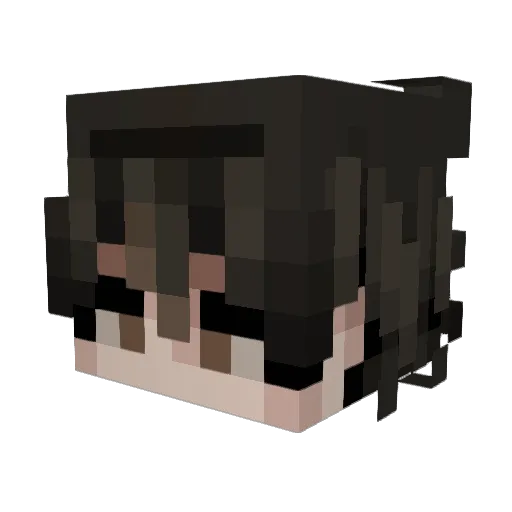 SylvesterV1 Minecraft avatar head, 3D render