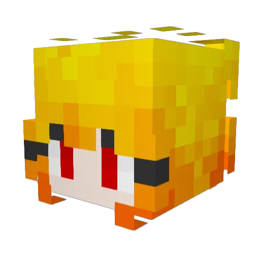 SylviaWatters Minecraft avatar head, 3D render