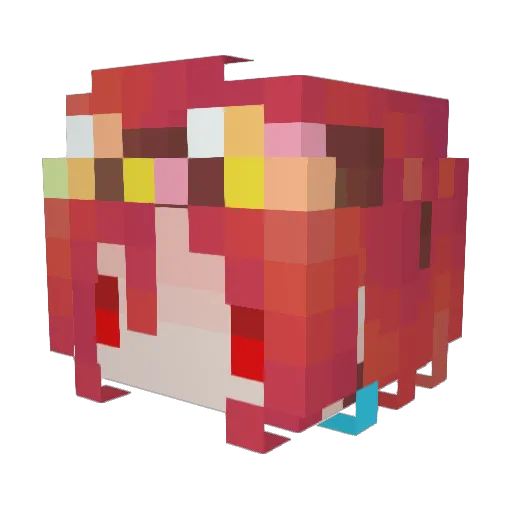 Minecraft-Avatar von Sylvinne: Kopf als 3D-Render