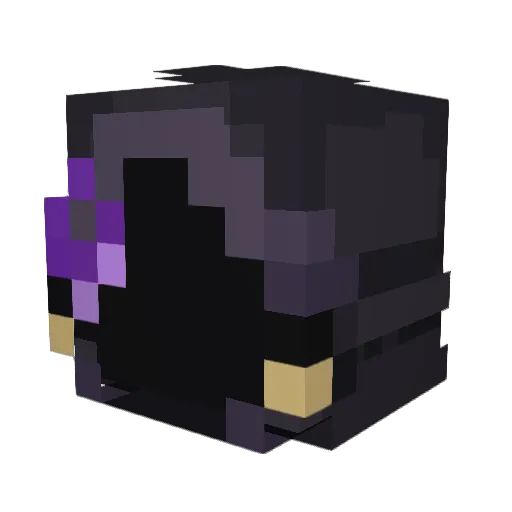 SylvyrSinger Minecraft avatar head, 3D render