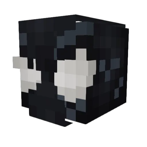 Symbiot_INC Minecraft avatar head, 3D render