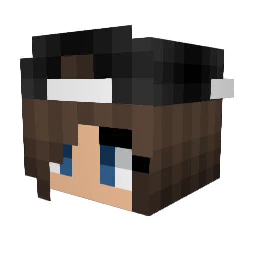 SymonJester Minecraft avatar head, 3D render
