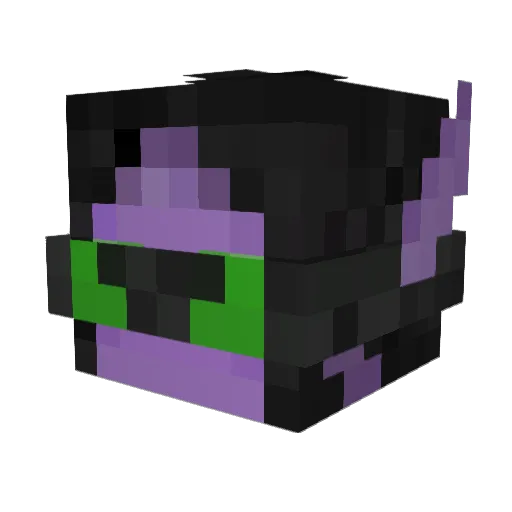 Symoncio Minecraft avatar head, 3D render