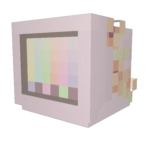 Symores Minecraft avatar head, 3D render